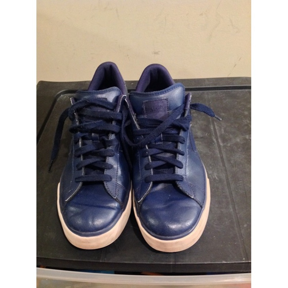 Nike Air Force 1 Low-Top Sneakers Blue Size 11 Men's